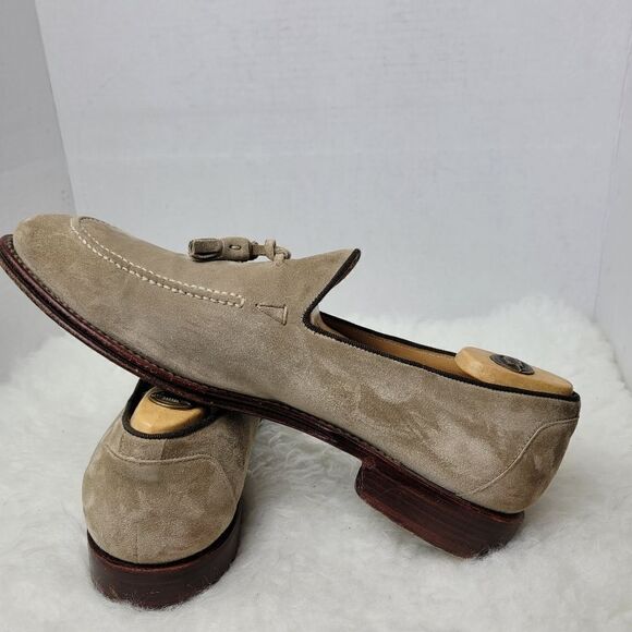 O\'Keeffe Ian Gray Suede Loafer Tassels Mens Shoes Size 8.5 main image 6